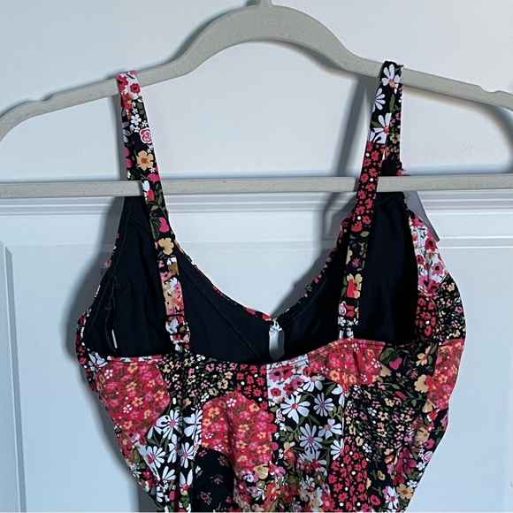 New! Skinny Dippers Jellyroll Rosalina Floral One Piece Swimsuit 35119 - Picture 8 of 12